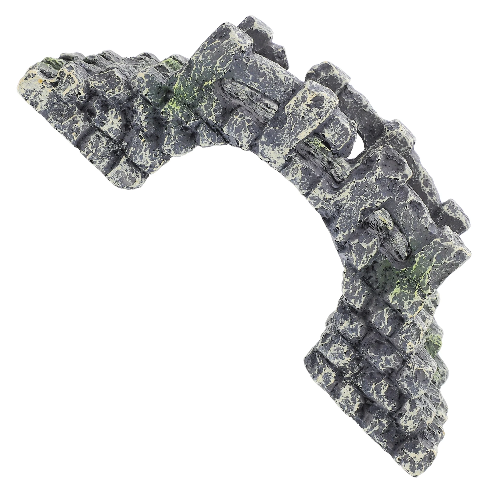 

Fish Tank Decorative Bridge Resin Arch Bridges for Aquarium Turtle Tank Landscaping DIY Model Garden Decor Pieces