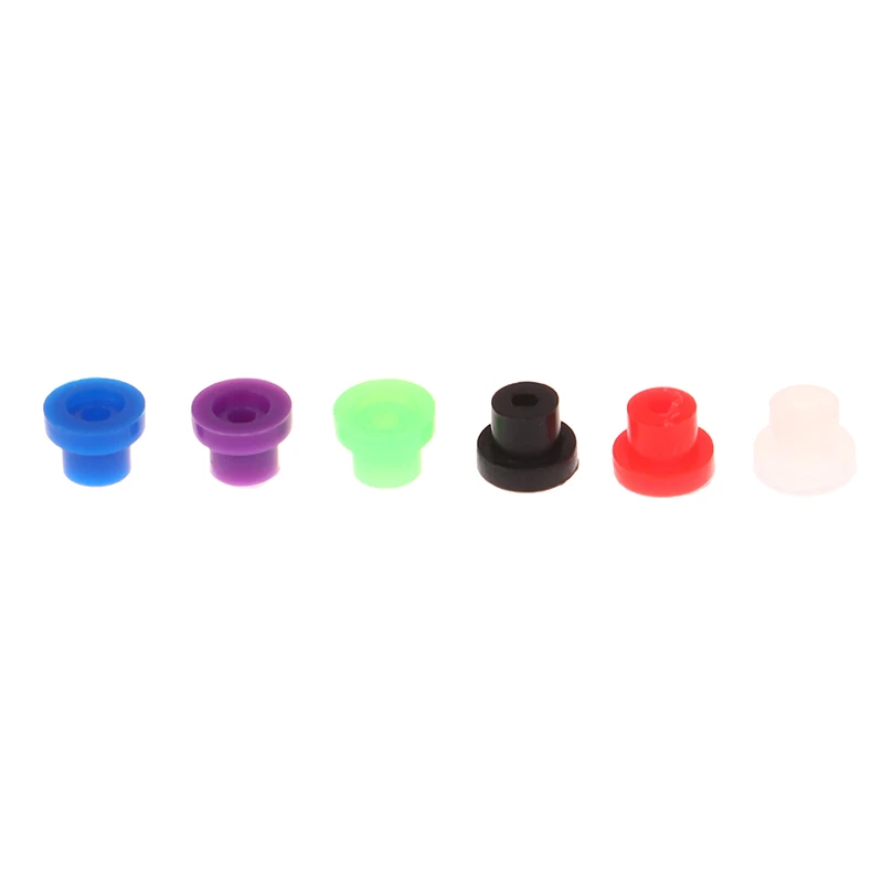 100pcs/lot T Shape Tattoo Machine Rubber Nipple Half Grommets Piston Pin Needle Mat Pad Cushion Pin Cushion