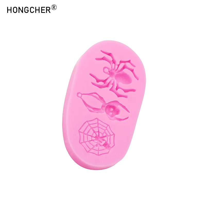 Silicone Molds Cake Fondant Chocolate Moulds Cobweb Keychain Earrings Clay Resin Clay Drip Accessories Mould - view 3