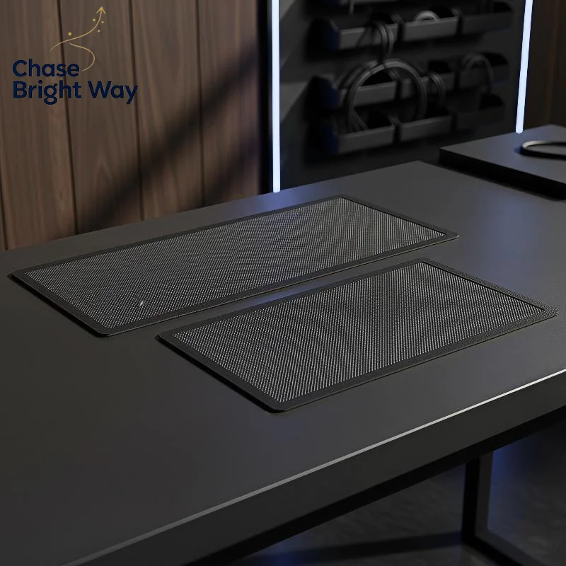 PC Chassis Cooling Dust Filter Magnetic PVC Net Guard Long Lasting Dustproof Fan Cover for Daily Use Desktop Computer
