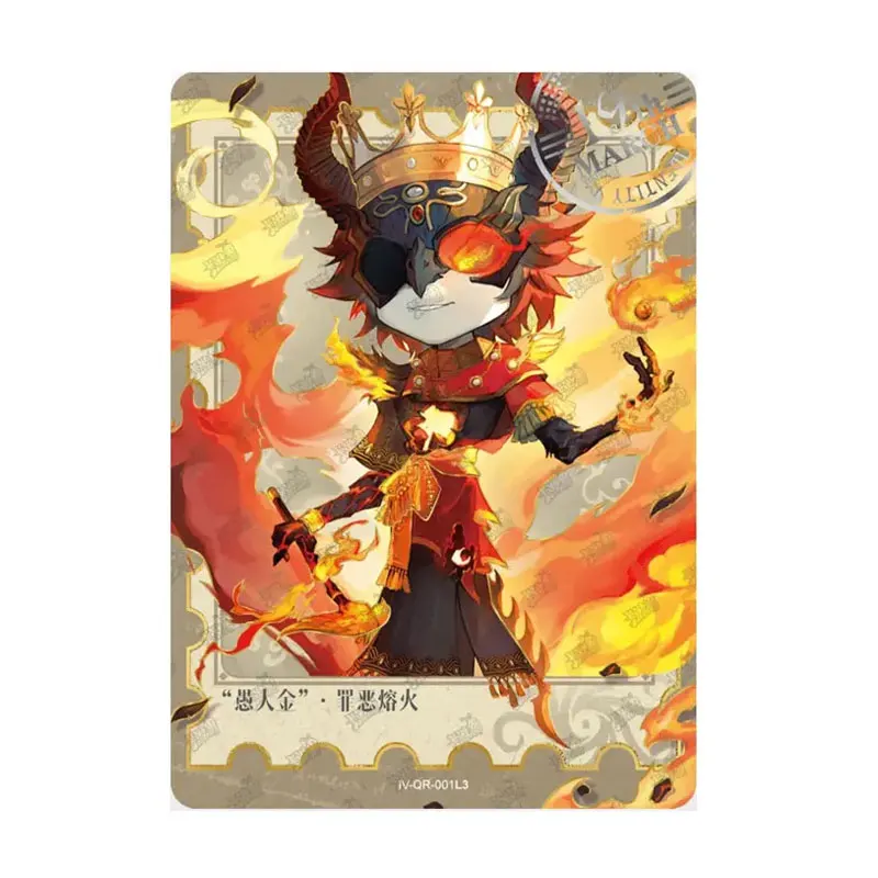 KAYOU Identity V Series 1 QR(001-012)/SSR(001-022) Single Sheet Full Set Hidden Clues Genuine Anime Birthday Collection Card
