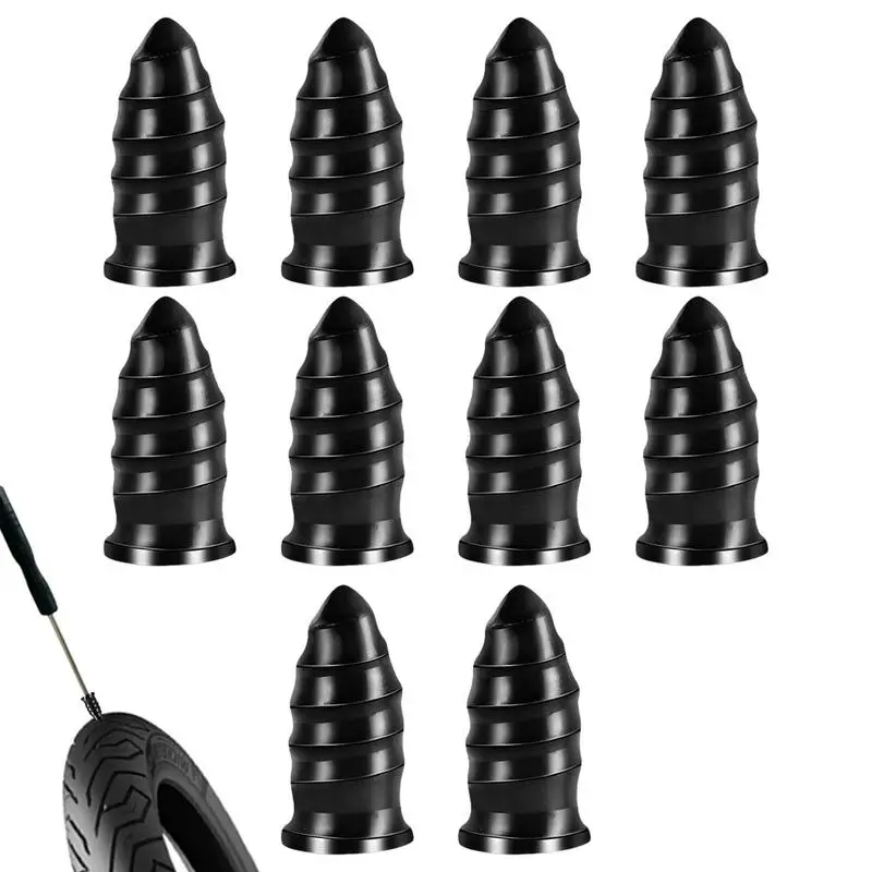 Tire Repair Nails Car Tire Repair Plug Kit 10 Pcs Tire Repair Nails With Great Air Tightness Fast Tool For Electric Motorcycle