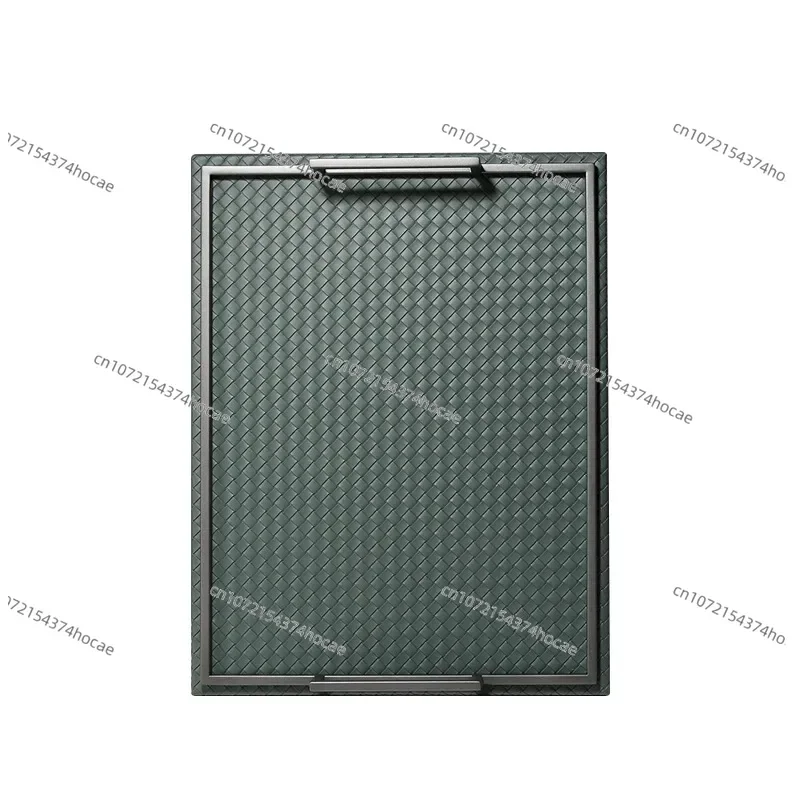 Metal Tray Large Leather Rectangle Pallet Home Storage Ornaments Tableware Groceries Storage Decorative Tray Serving Plate