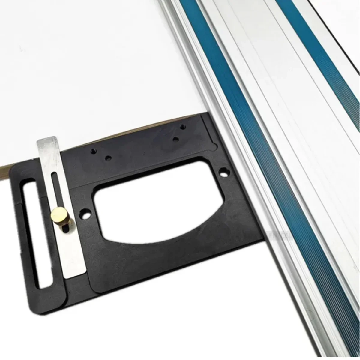 90° Angle Stop for Festool and Makita Rails ,Woodworking Track Saw Square Guide Rail Clamp Right Angle Positioning Plate