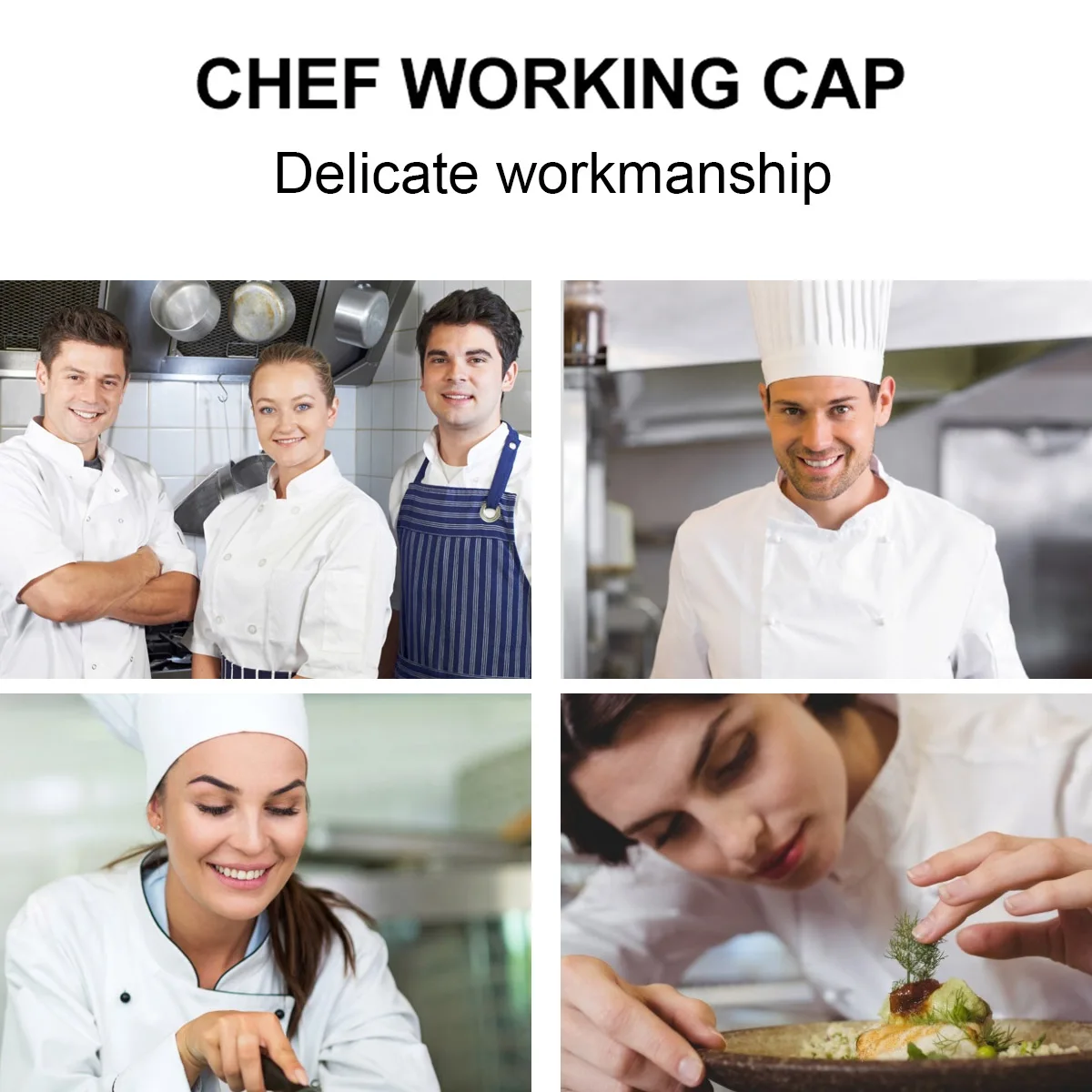 

5pcs Disposable Chef Hat High Quality Non Woven Fabric Restaurant Kitchen Coffee Shop Bakery Sushi Shop Outdoor Barbecue Food