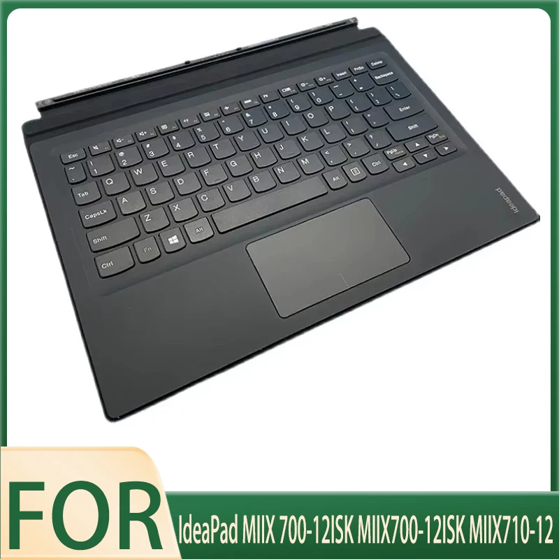 Imagem -01 - Idioma Original dos Eua para Ideapad Miix 70012isk Miix700-12isk Miix710-12 Teclado Tablet Preto Novo idioma original dos eua para ideapad miix 70012isk miix700 12isk miix710 12 teclado tablet preto novo 01