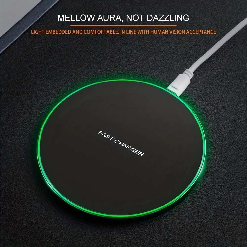 30W Fast Wireless Charger Pad for iPhone 14 13 12 11 Pro Max Samsung Galaxy S22 S21 S20 S10 S9 Xiaomi Wireless Charging Station