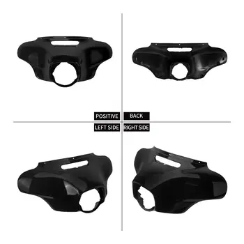 適用於哈雷戴維森旅行車系、Street Electra Glide Ultra Limited 2014-2024款的摩托車頭燈整流罩黑色蝙蝠翼外罩 8 最佳銷售 蝙蝠翼哈雷戴維森 - №3