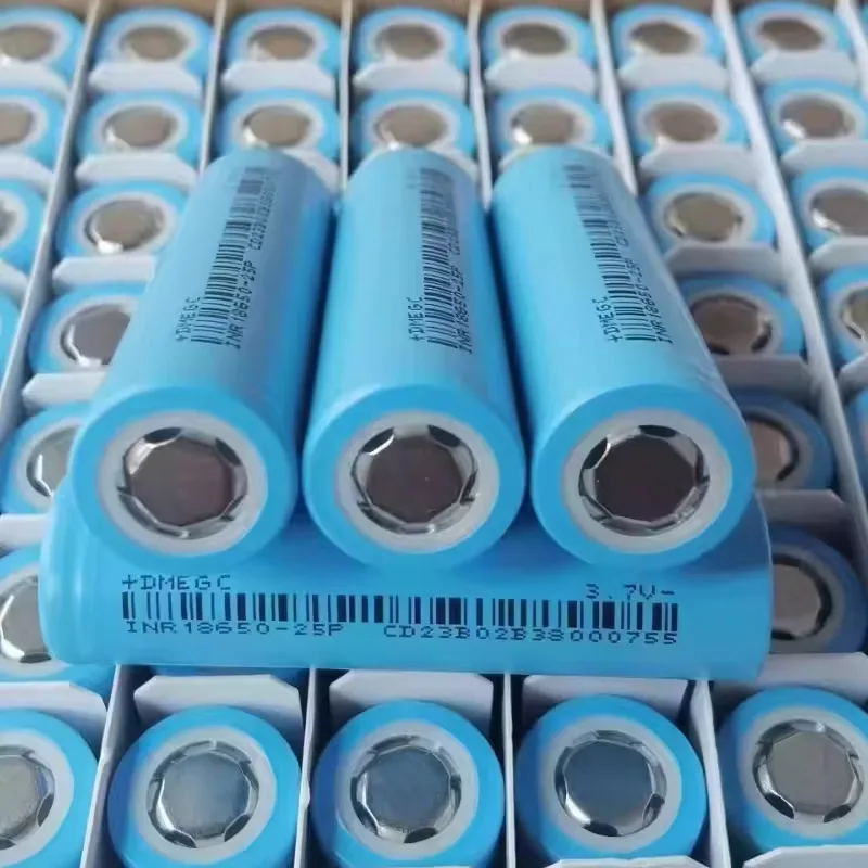 2-100pcs Original DMEGC 25P INR 18650 Lithium Ion Battery 2500mah High Power CDR 30A 3.7V Cell 4C Fast Charging For Power Tools