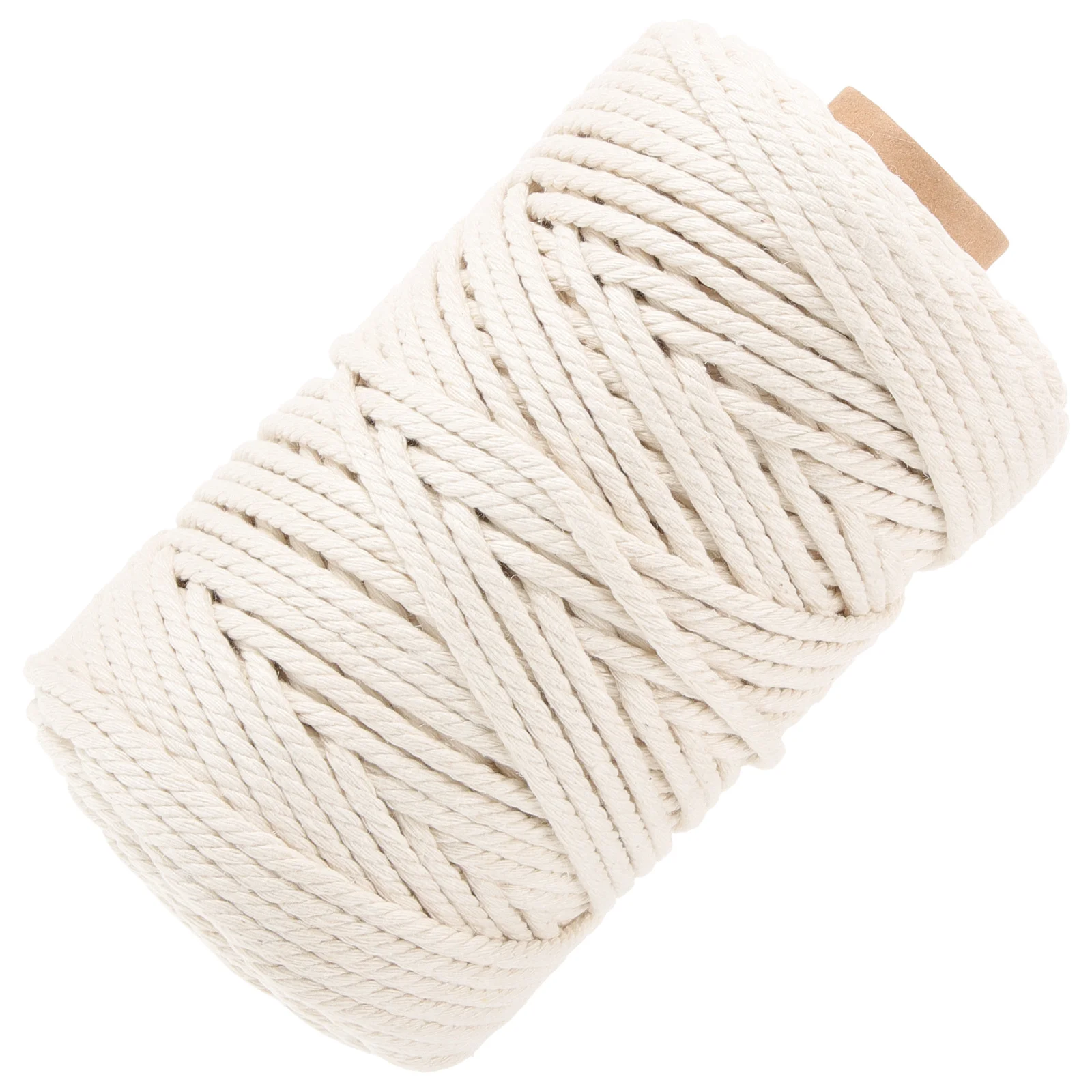 

1 Roll Macrame Cord 5Mm Macrame Cotton Rope Heavy Duty Anti-Wear Craft Rope for DIY Weaving Storage Basket Wall Hanging