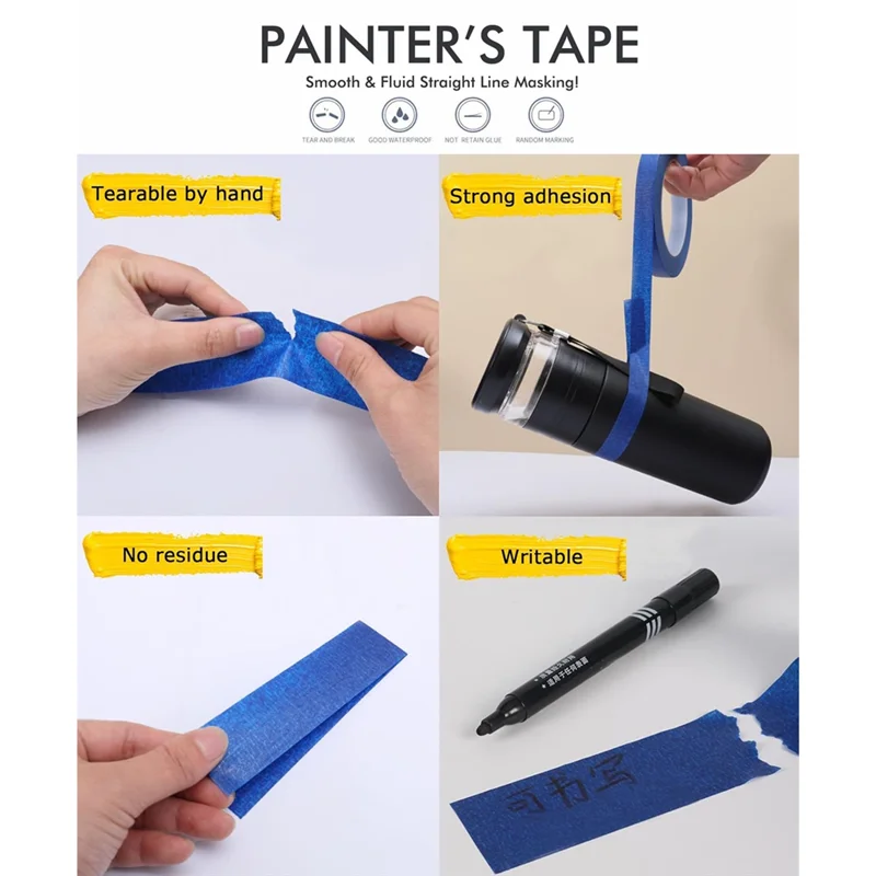 A25F-Painter Masking Tape Dispenser Applicator Machine With Cutting Tool For Tile For Repair And Beautify Painting Cracks Beauty