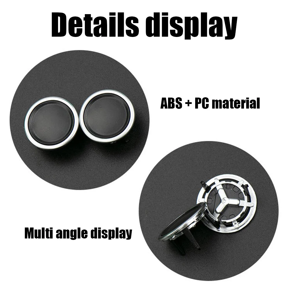 Car Rear Air Conditioning Control Panel Knob Cover A/C Knob Button Climate Control Knob Button Cover Trim for VW Sharan