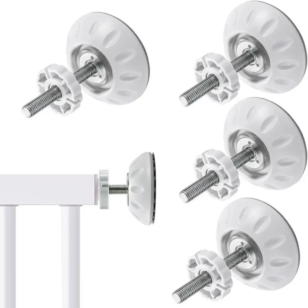 Hot Pressure Mounted Gate Wall Protector Safety White Wall Cups Gates Pressure Mounted Gates from Pet and Dog