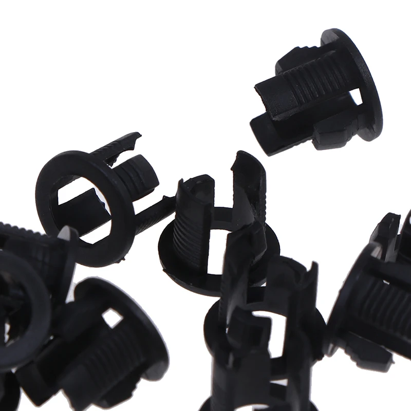 50Pcs Black ABS Material 3mm / 5mm High Quality Plastic LED Bracket Clamp Bezel Mounting Box Easily Attaching LEDs To Boards