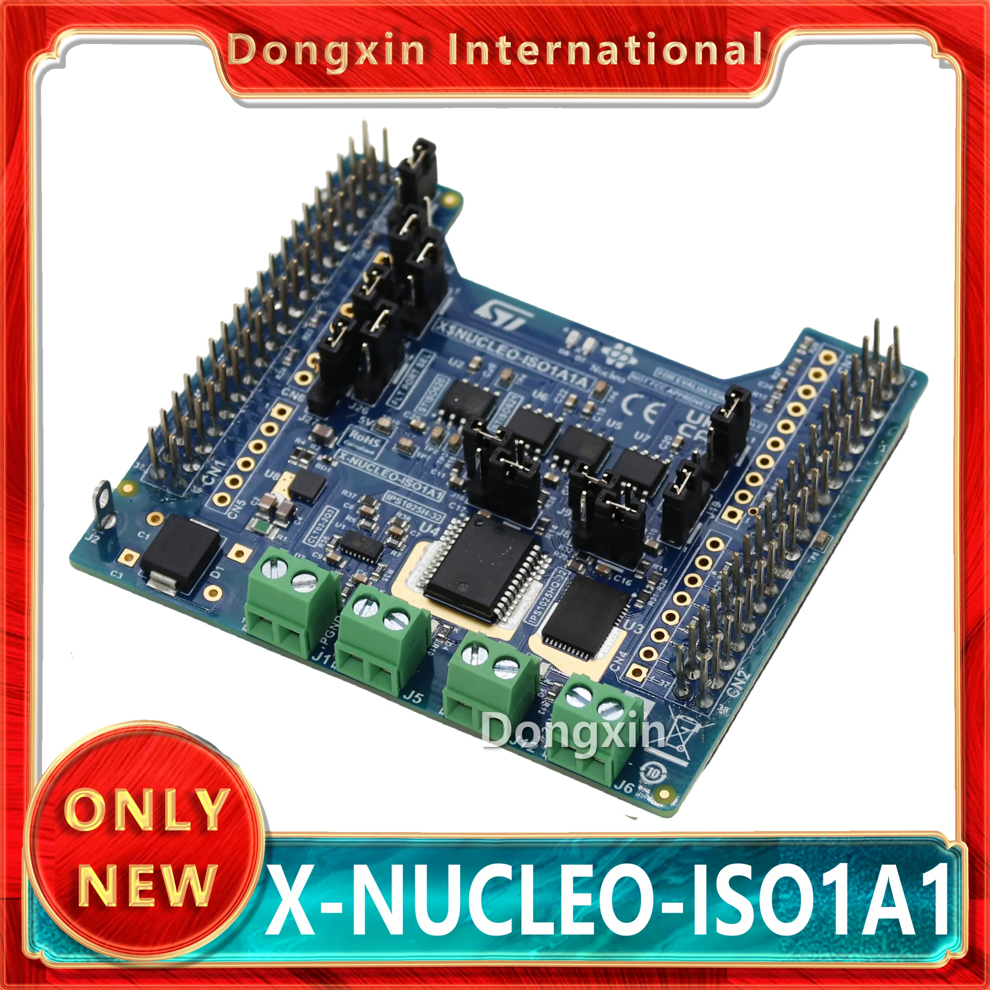 

ST X-NUCLEO-ISO1A1 industrial isolated input/output board for STISO620/621;