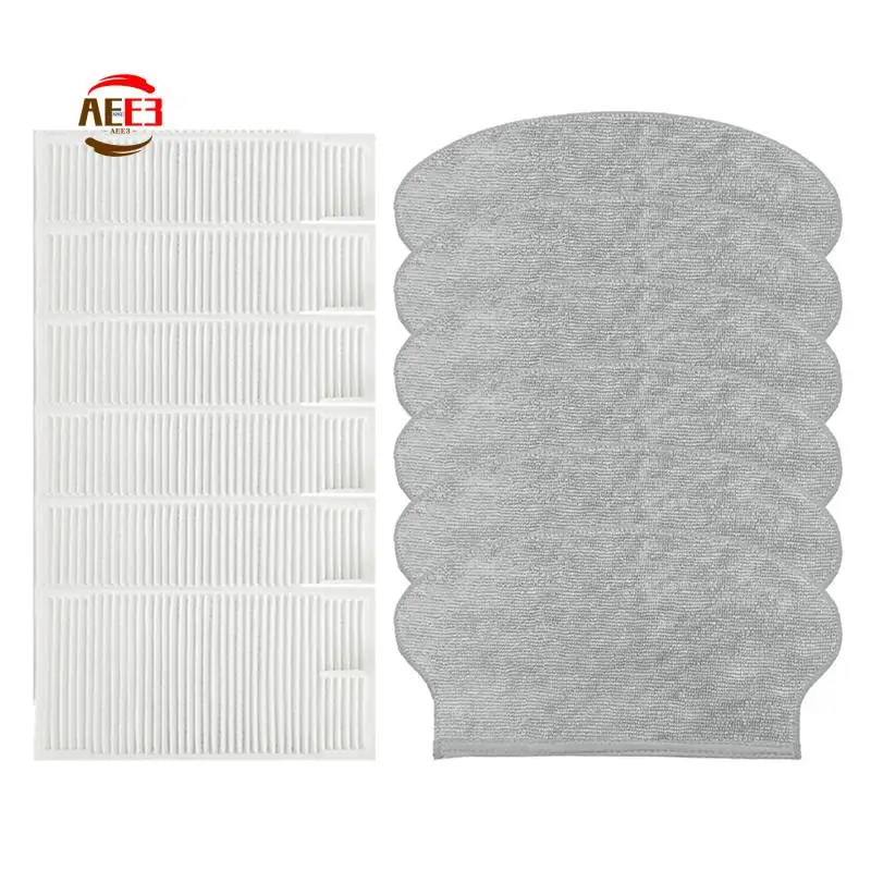 

AEE3-For Midea M6 / VCR21LDSW / Eureka NER600 Robot Vacuum Accessories Main Side Brush Hepa Filter Mop Replacement Parts