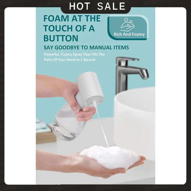 24-Hour Delivery Electric Foaming Shampoo Dispenser Waterproof Multifunctional Soap Dispenser For Window Cleaning Bathing Toilet