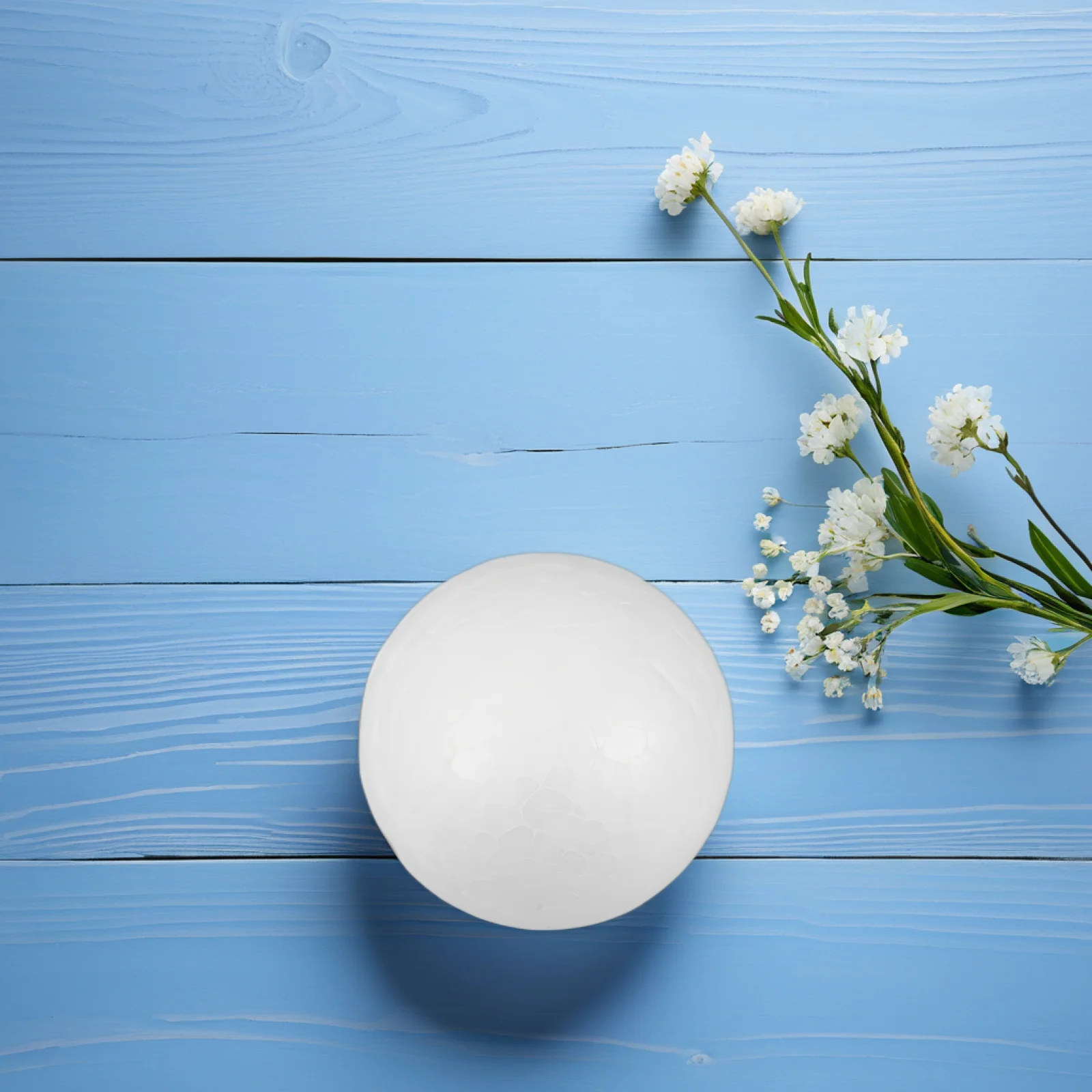 

10pcs 6Cm Christmas Craft Solid Polystyrene Balls White Diy Decoration Ornament Party ing Molecular Foam Spheres Craft Ball