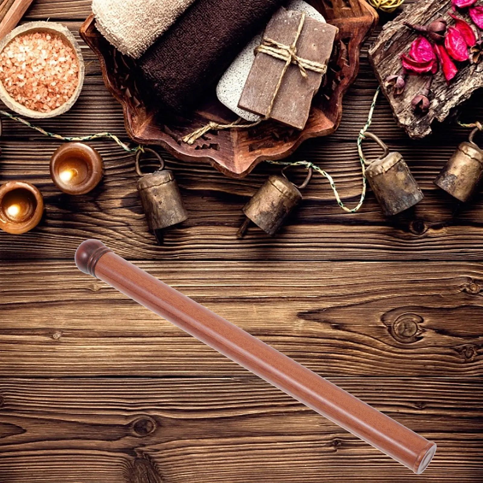 

Natural Material Incense Holder Fine Workmanship Smooth Edges Practical Lid Design Artistic Appearance Incense Tube