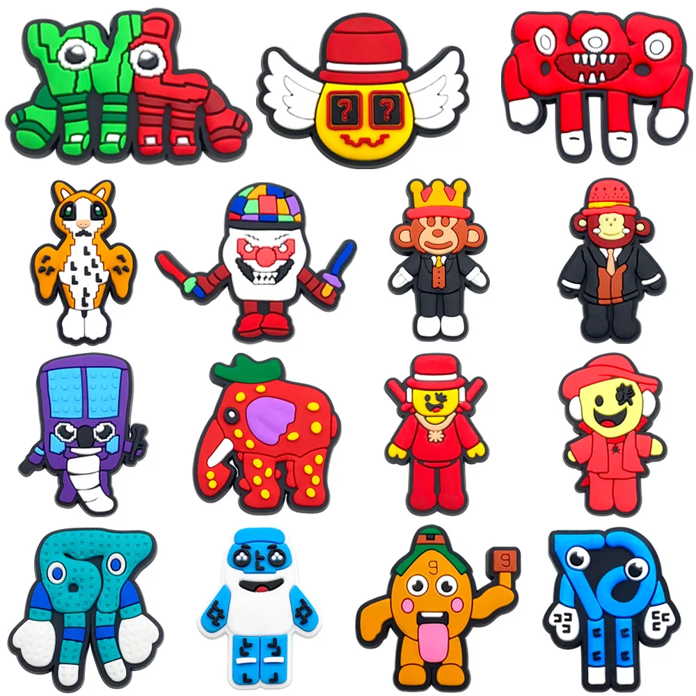 Steal Catch the Brainrot Charm de Dibujos Animados para Zapatos, Accesorios Decorativos para Sandalias, Zapatillas, Zuecos Clásicos, Regalos de Navidad para Niños