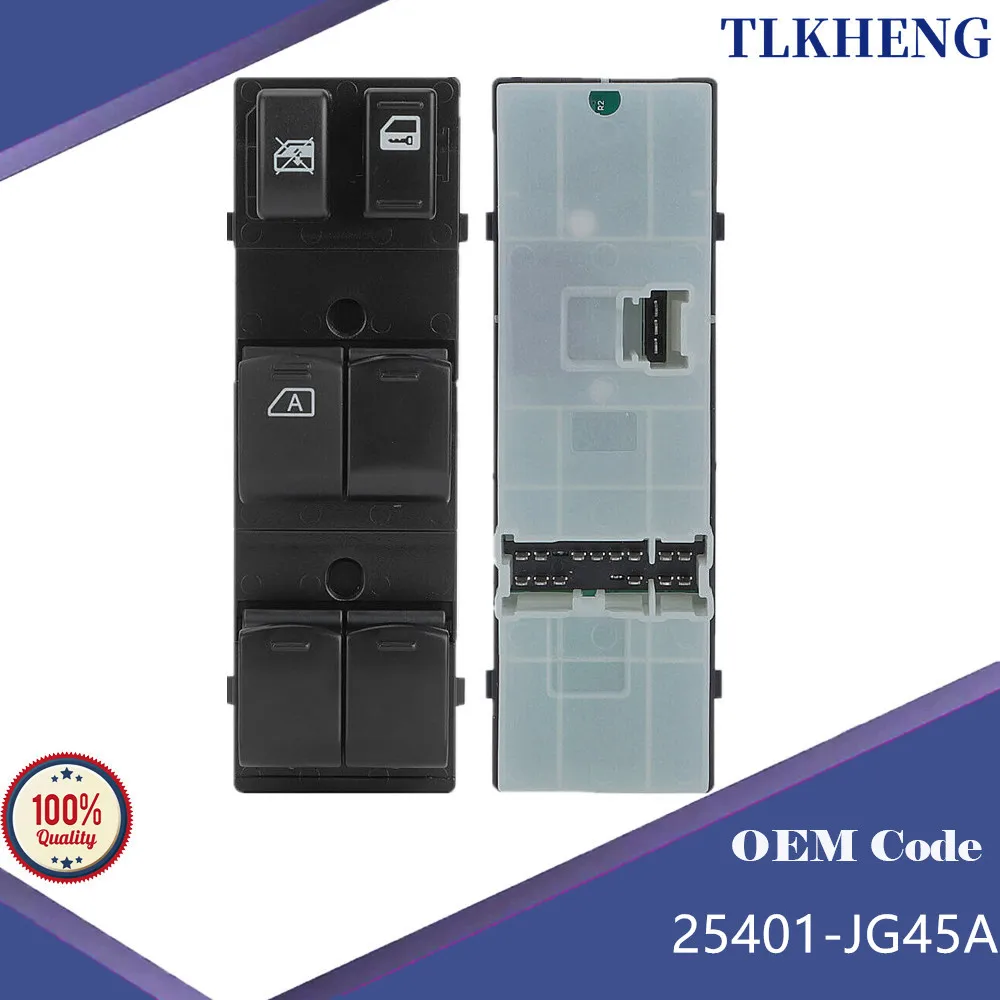 

25401-JG45A Electric Window Control Switch Window Lift Switch For Nissan X-Trail 2 T31,2007-2010