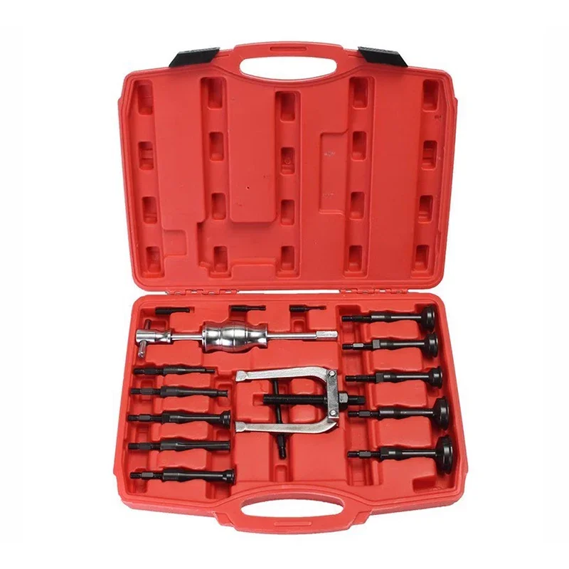 16 piece inner bearing puller washing machine bearing puller disassembly tool inner hole drilling slide hammer disassembly set