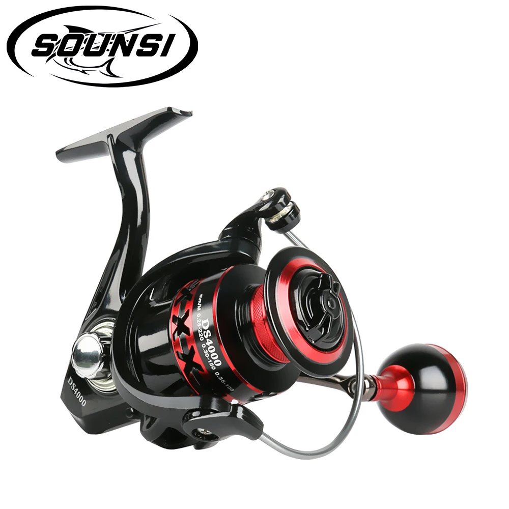 SOUNSI DS Fishing Reel Full Metal Spinning Wheel Fishing Reel Yuantou Luya Anchor Fish Wheel Sea Rod Wheel