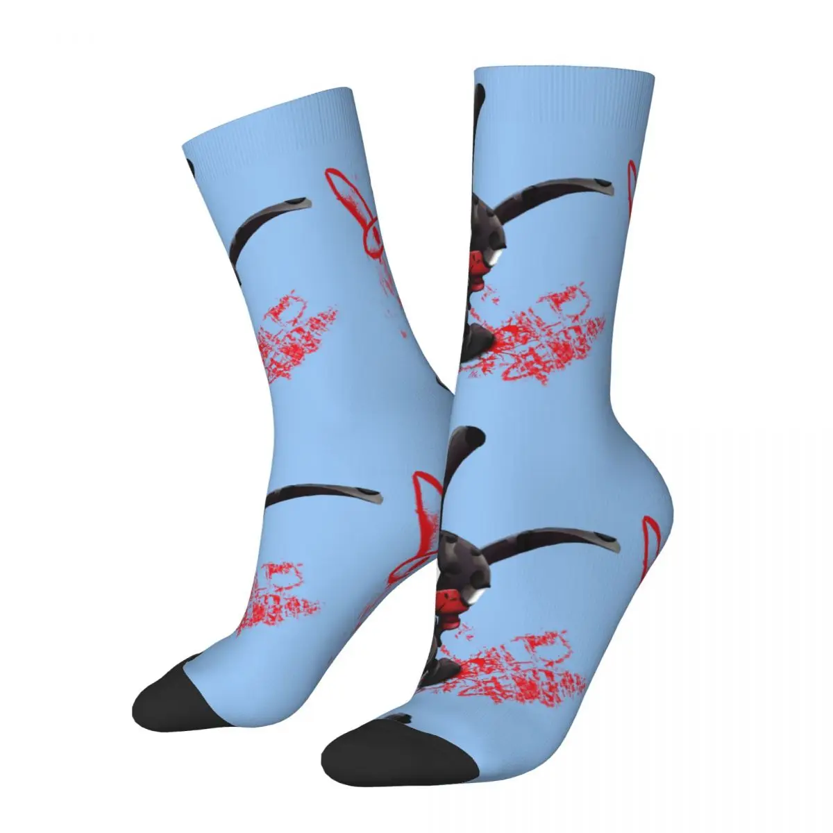 Happy Funny Men's compression Sock SHISHIMATO Retro Harajuku Graffiti Young Culture Fashion Creative Art Banksy Street Crew Sock