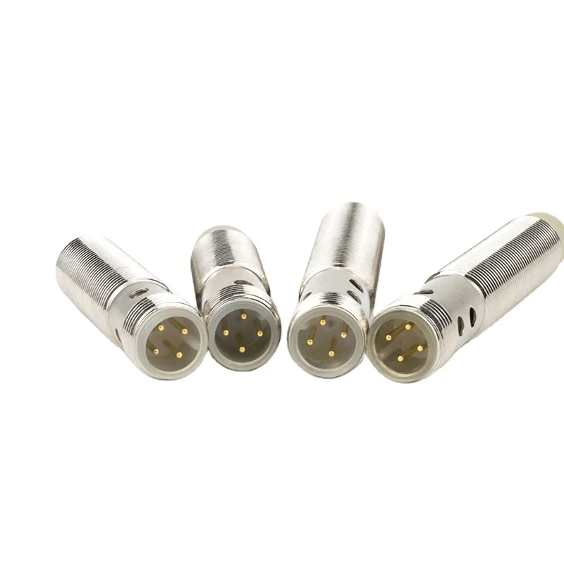 High Precision M12 Connector NPN PNP Inductive Proximity Sensor, Flush and Non-Flush 10-30V