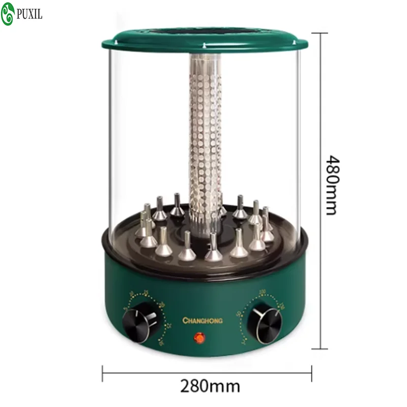 16Skewer/12Skewer electric barbecue grill smoke-free automatic rotating barbecue grill