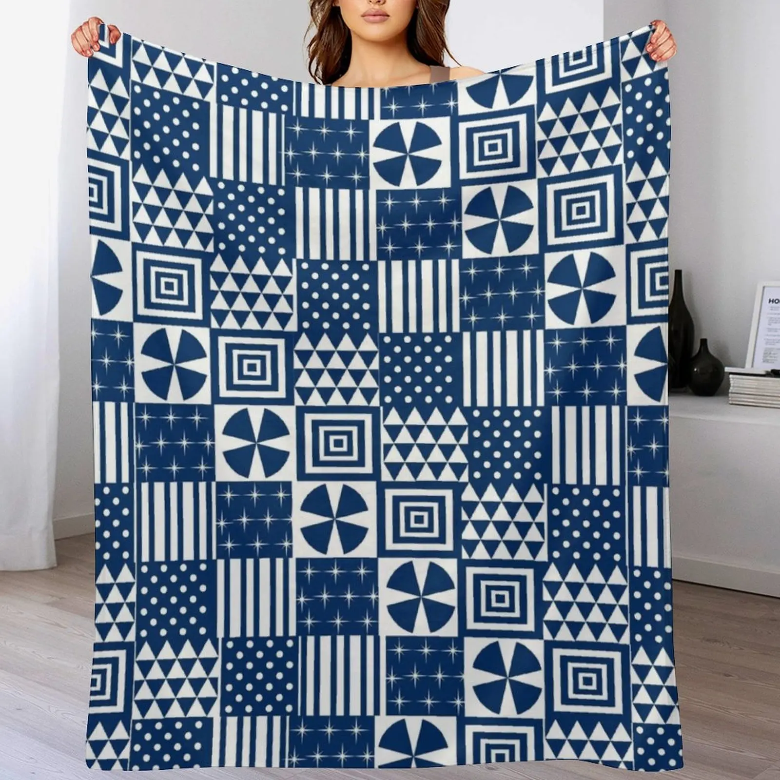 

Ndop - Bamileke Inspired Print Throw Blanket Blankets For Bed funny gift Moving Blankets For Sofas Blankets