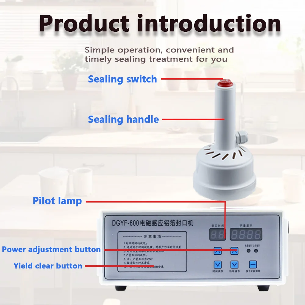Electromagnetic Handheld Induction Sealing Machine Sealing Machine Plastic Bottle Aluminum Foil Gasket