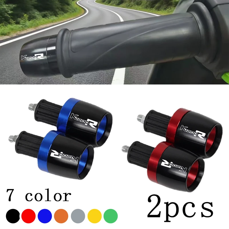 

For BMW K1200R/Sport 2005-2008 2006 2007 K1200 K 1200 R 1200R CNC Aluminum Motorcycle Handlebar Grips Handle Bar Cap End Plugs