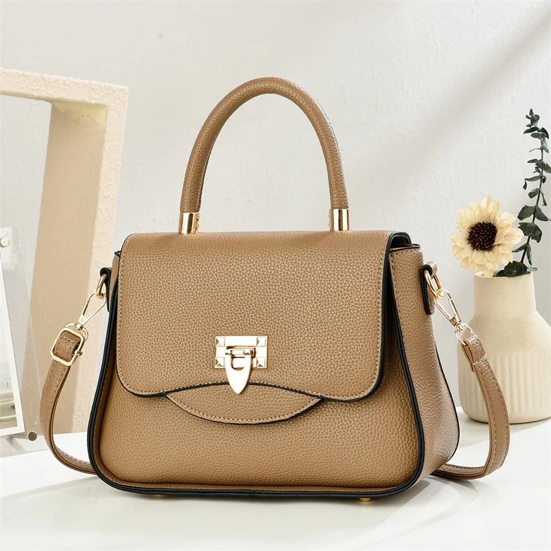 

Elegant Women Leather Luxury Classic Designer Fashion Crossbody Shoulder Tote Bag Handbag For Contemporary Daily Looks