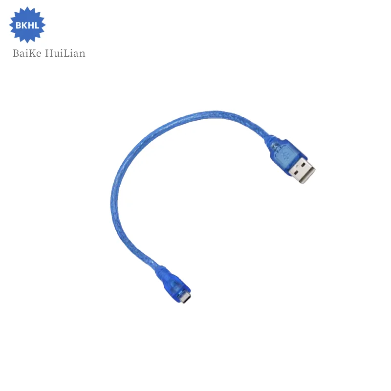 Câble de données USB pour imprimante, bleu, compatible avec Arduno Micro, Mini, TYPE C, TYPE B, 1 pièce par lot