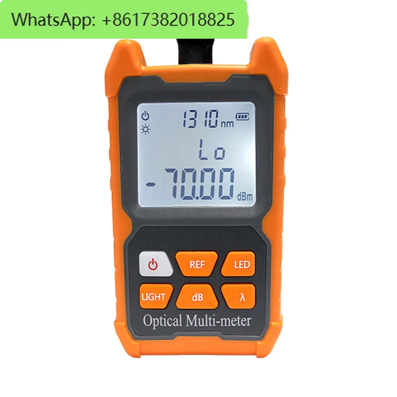 Optical Power Meter Optical Fiber Tester D50 Light Decay Tester, High Precision FC Universal Connector