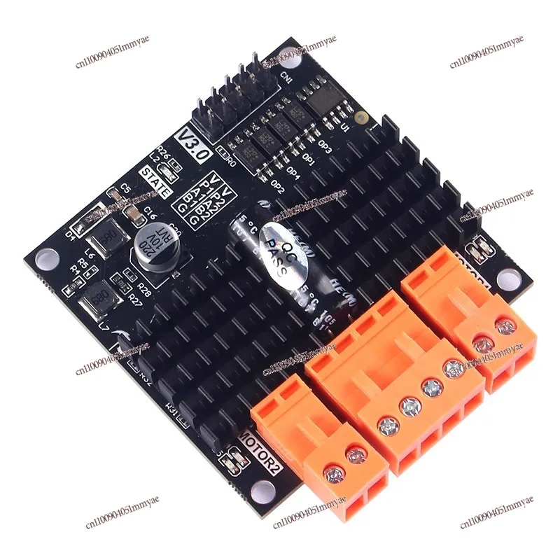 

PWM Drive Controller DC5.6-33VH Bridge 300W12A Dual-channel DC Brush Motor Driver Board