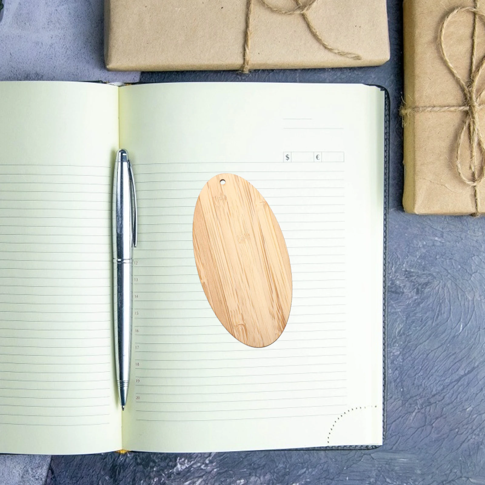 6 قطعة الكتابة على الجدران الخيزران الإشارات المرجعية اليدوية Diy بها بنفسك فارغة المرجعية هدية تخرج طالب القرطاسية على الوجهين 0.2 سنتيمتر سمك