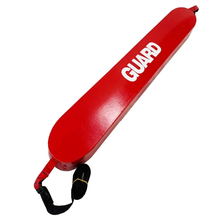 Water Safety Equipment Life Saving Rescue Swimming Pool Lifeguard Rescue Tube Red Vinyl/Nylon for Public Use Swimming