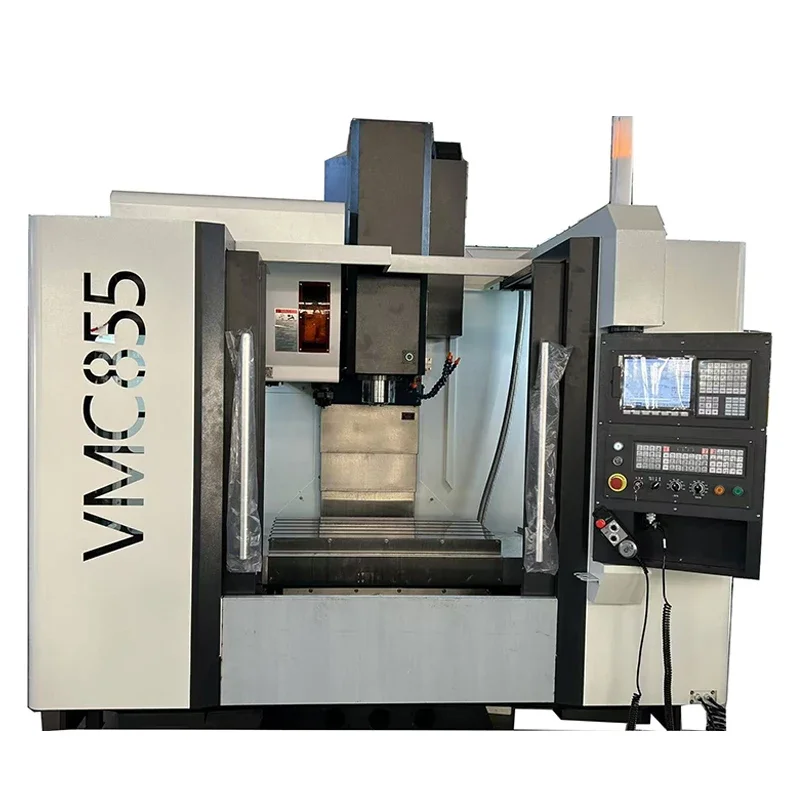 Taiwan brand vertical machining center Vmc855 Gsk  numerical control vertical machining center price