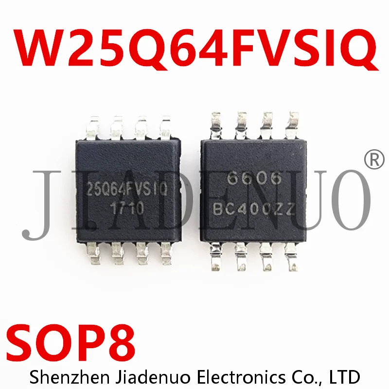 (5-10pcs)100% New W25Q64FVSSIQ W25Q64FVSIQ 25Q64FVSIQ 25Q64  sop8 Chipset