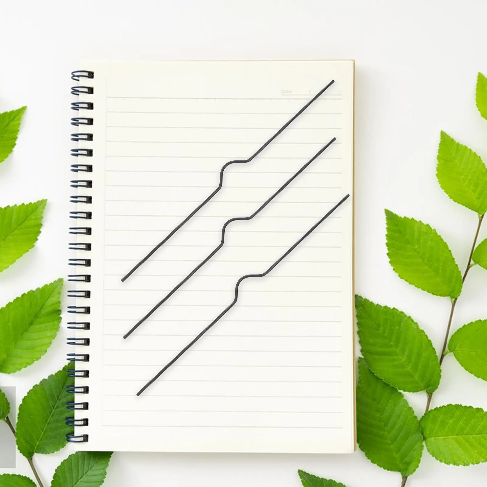 100 stücke Hängen Kalender Haken Eisen Kreis Für Bindung Doppel Spule Notebook Binder Banner Display Haken Wand Kalender Organizer