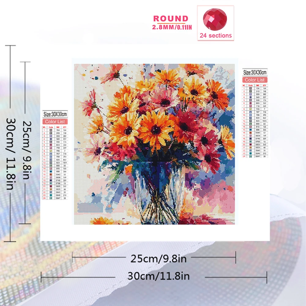 Evershine Diamond Art Painting - Embroidery Daisy Flower review and price