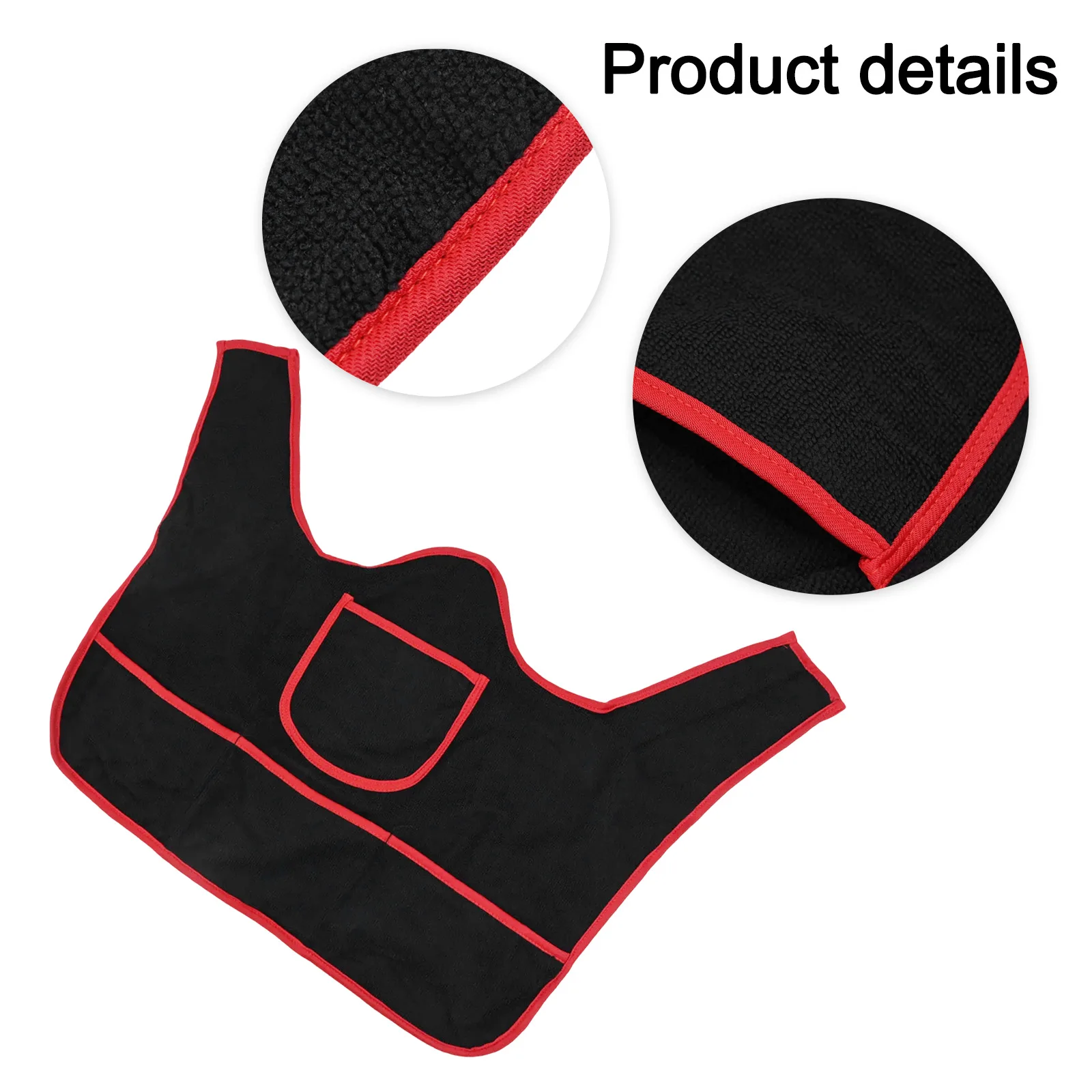 Gym Sessions Black Red Bike Dust Protection Absorbent Bike Towel Bicycle Handlebar Tape Comprehensive Coverage