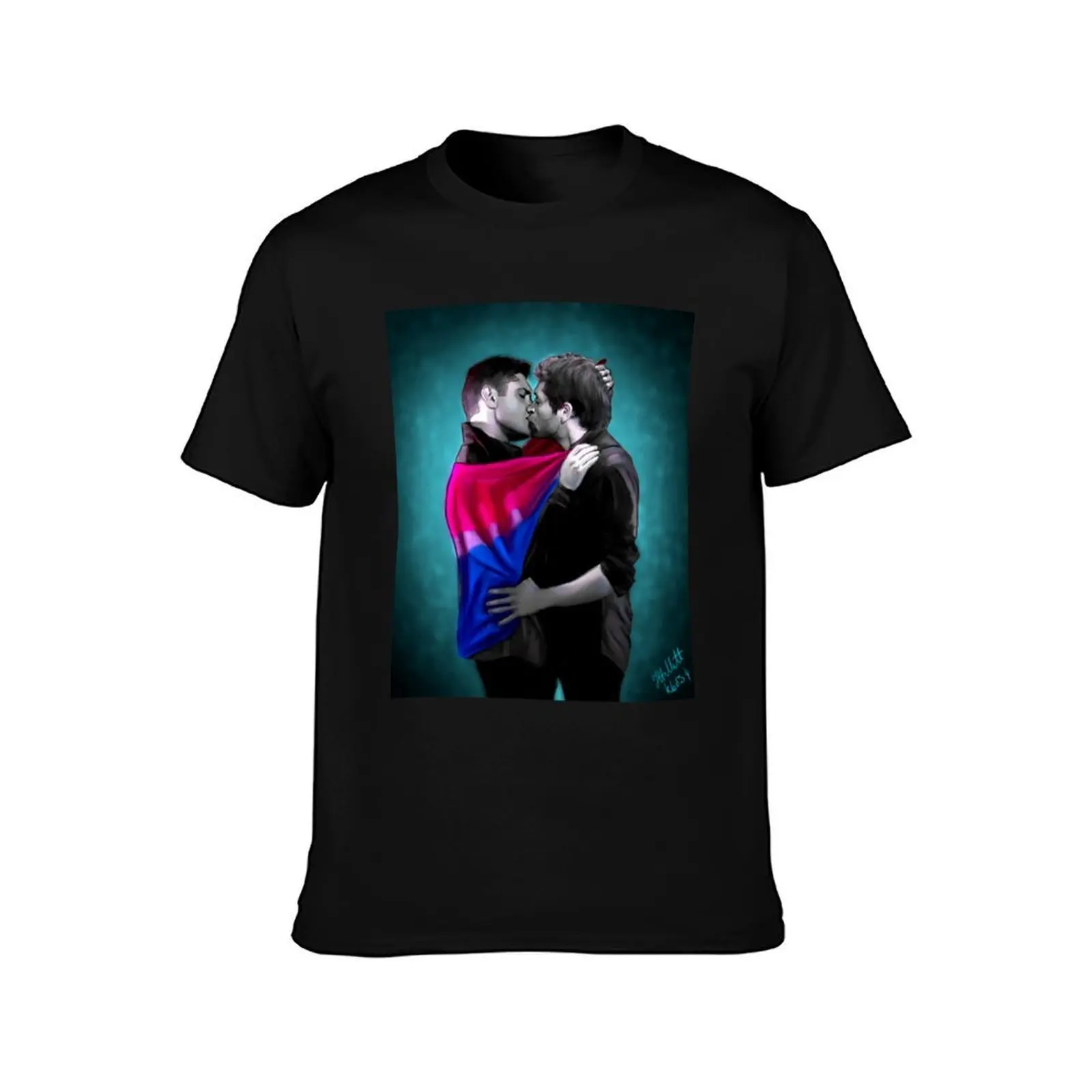 Bisexual Pride Destiel T-Shirt funny t shirts dark humor T-Shirt