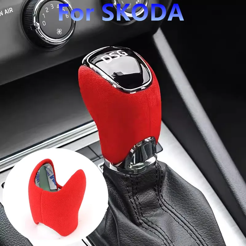 

Car Shifter Cover Flip Fur Shifter Header Decorative Cover Protective Cover For SKODA Superb 2013 2016 2017 2018 2019 2020 2021