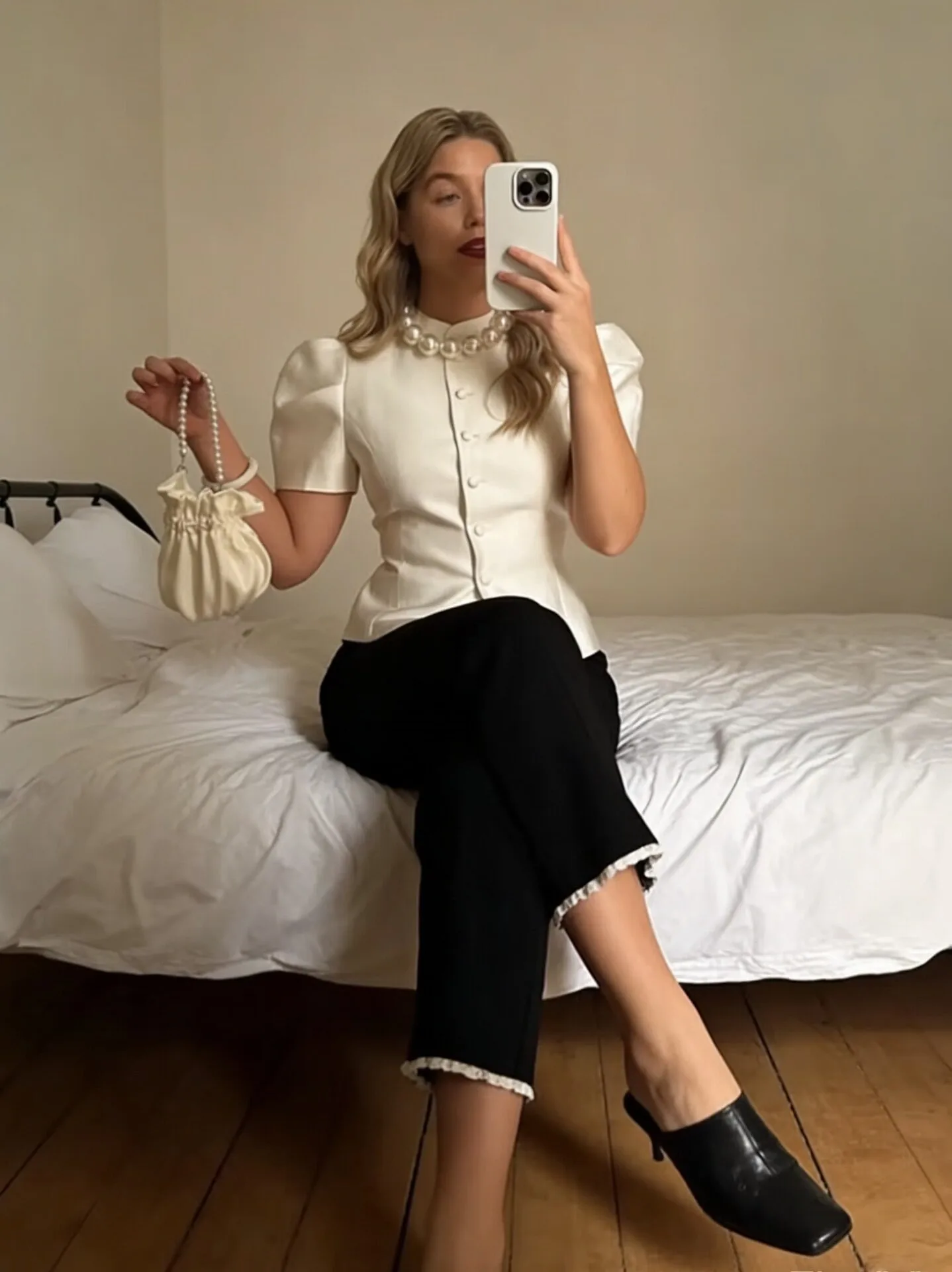 

Casual Style Short Sleeve Bubble Coat Single Button Small Fragrance Style Short Jacket Women's Fashion Spring Summer Outerwear