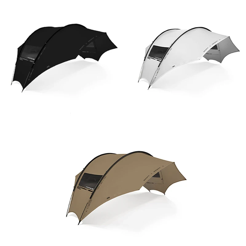 Lightweight Spherical Canopy Waterproof Sunscreen and UV Protection for Beach Outdoor Camping With Pole Accessory