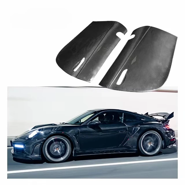 

For Porsche Carrera 911 992 Upgrade Carbon Fiber Door Cover 992.1 Carbon Fiber Upgrade Body Kit