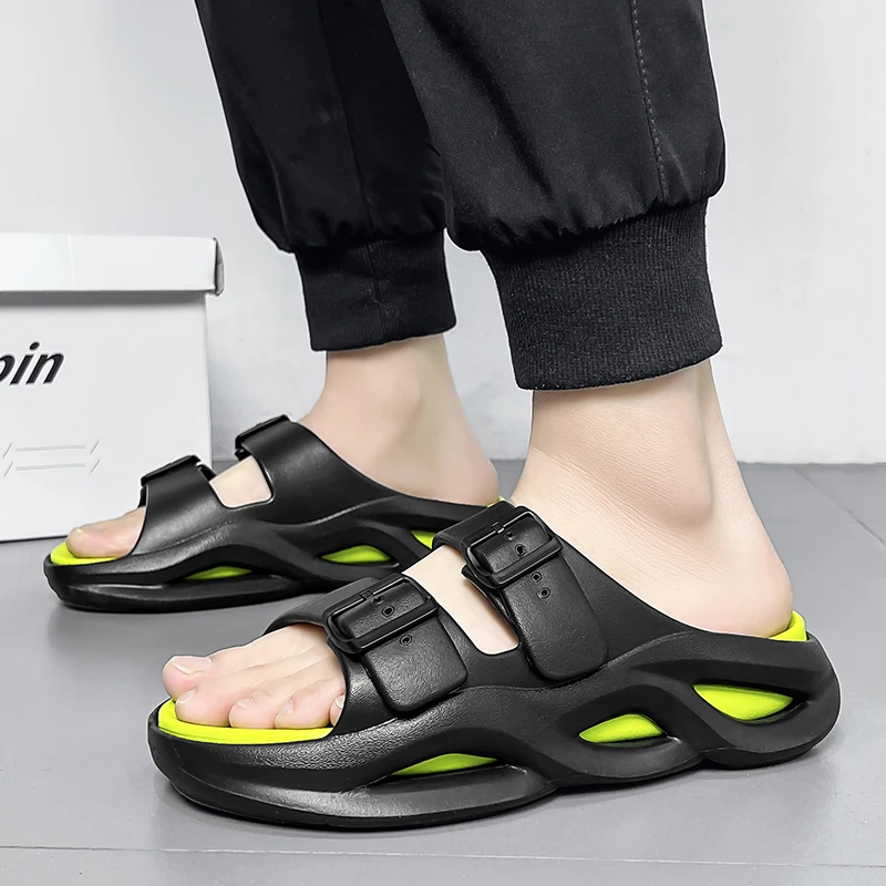 Seneaker Orthopedic Flip Flops Non-Casual Leather High Quality Fashion Shoes Female Mens Clogs Men's Slippers For Home Tennis